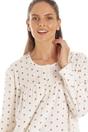 Beige Camille Lingerie Beige Polka Dot Nightdress, Image 5 of 5