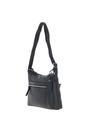 Black 'Milano' Real Leather Essentials Crossbody Bag, Image 2 of 3