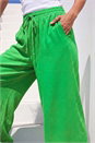 Green Air Flow Palazzo Trouser, Image 4 of 4