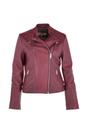 Red Ashwood Leather Red 'Casey' Real Leather Biker Jacket, Image 1 of 4