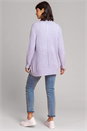 Lilac Tape Stitch Cardigan, Image 2 of 5