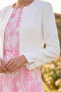 Ivory  Smart Bow Detail Jacket, Image 4 of 4