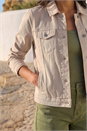 Natural  Classic Cotton Denim Jacket, Image 4 of 4