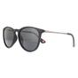  Oval Black Black Smoke Polarized Sunglasses, Image 2 of 4
