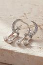 Silver Mia Gioielli Silver Sterling Silver Star Moon Drop Earrings, Image 3 of 3