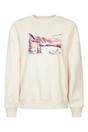 Beige Mountain Relaxed Fit Sweatshirt, Image 1 of 3