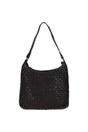 Dark Brown 'Raffinatezza' Vintage Woven Leather Shoulder Bag, Image 1 of 3