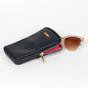 Navy Blue Etre Navy Blue Faux Leather Glasses Case, Image 2 of 3