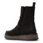 Black Womens Sued Leather Boot-RENO053FLY, Image 4 of 5