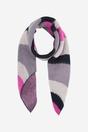 Pink Wave Stripe Winter Scarf, Image 1 of 4