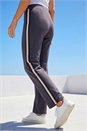 Dark Grey Petite Side Stripe Trouser, Image 2 of 4