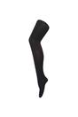 Black 80 Denier Opaque Plain Coloured Tights, Image 1 of 5