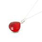Silver Garnet January Birthstone Silver Pendant Necklace, Image 1 of 1