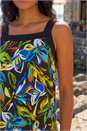 Green Floral Print Cami Stretch Top, Image 4 of 4