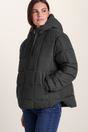 Black Else Oversized Shower Resistant Jacket, Image 5 of 6