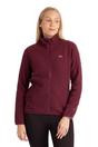 Wine Celia Fleece Jacket, Image 3 of 3