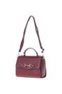 Wine Ashwood Leather Wine Real Leather Flap Over Handbag, Image 2 of 4