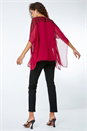Port Sequin Embellished Chiffon Overlay Top, Image 3 of 5