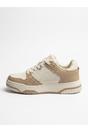 Beige iKrush Beige Cordelia Two Tone Panel Chunky Trainers, Image 1 of 5