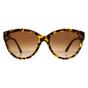 Brown Michael Kors Brown Cat Eye Dark Tortoise on Clear Brown Gradient MK2158, Image 1 of 4