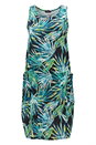 Green Leaf Print Slouch Dress, Image 5 of 5
