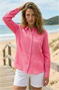 Pink Textured Collared Shirt, Image 2 of 4