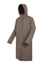 Mocha Yarli Longline Waterproof Jacket, Image 3 of 4