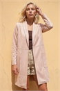 Light Pink Petite Faux Suede Jacket, Image 1 of 4