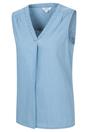 Light Blue Tuscany Chambray Sleeveless Shirt, Image 3 of 4