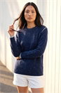 Navy Embellished Knit Jumper, Image 1 of 4