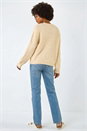 Ivory  Cornelli Floral Knit Jumper, Image 3 of 6