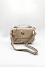 Pink Embroidered Shoulder Bag With Zip Charms, Image 2 of 5