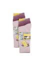 Pink 6 Pack Hiking Breathable Cotton Boot Socks, Image 2 of 3