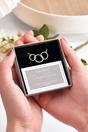 Silver Congratulations Gift Silver Circles Necklace, Image 1 of 4