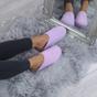 Lilac AJVANI Lilac Footbed Mules Slippers, Image 5 of 6