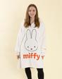 White Miffy Face One Blanket Hoodie, Image 2 of 6