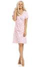 Pink Camille Lingerie Pink Star Print Cotton Nightshirt, Image 1 of 5
