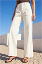 White Petite Pocket Stretch Jean, Image 2 of 4
