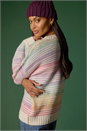 Multi Rainbow Stripe Knit Jumper, Image 1 of 8