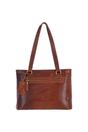 Tan Real Leather Vintage Medium Handbag, Image 1 of 3
