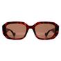 Brown Rectangle Shiny Dark Havana Brown GG1535S, Image 1 of 3