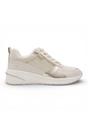 Ivory Tamaris Ivory Tamaris  White Gold Platform Sneakers, Image 1 of 6