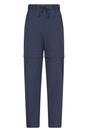 Navy Mountain Warehouse Navy Explorer ZipOff Trousers, Image 1 of 4