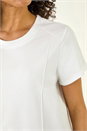 White Dusk Premium Stretch T-Shirt , Image 5 of 5