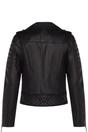 Gold Leather Quilted Brando Biker Jacket, Image 3 of 4