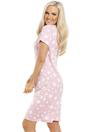 Pink Camille Lingerie Pink Star Print Cotton Nightshirt, Image 2 of 5