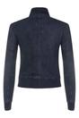 Navy Womens MA-1 Suede Bomber Jacket-Arnhem, Image 3 of 3