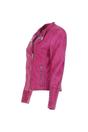 Purple Ashwood Leather Purple 'Casey' Real Leather Biker Jacket, Image 2 of 4