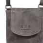 Light Grey 'THEA' Real Leather Mobile Phone Crossbody Bag, Image 3 of 6