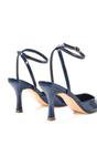 Navy 'Tori' Pointed Toe Stiletto Heels With Ankle Strap, Image 5 of 6